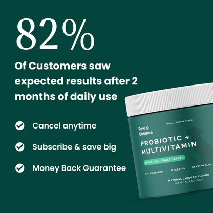 Dog Daily Probiotic + Multivitamin Chews