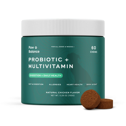 Dog Daily Probiotic + Multivitamin Chews